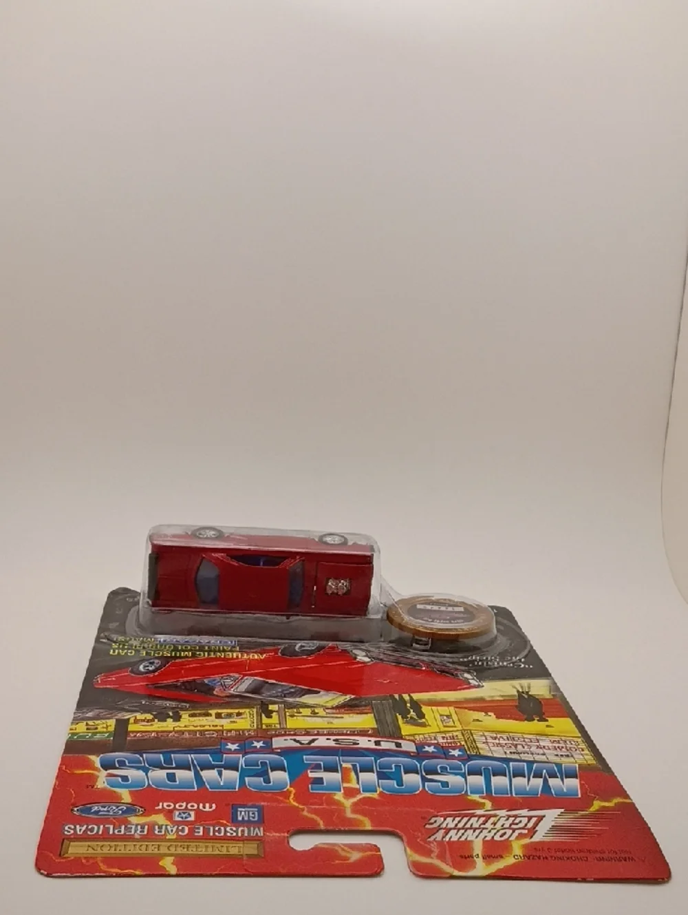 1995 Johnny Lightning MUSCLE CARS USA Series 4 1970 Dodge Super Bee Red!